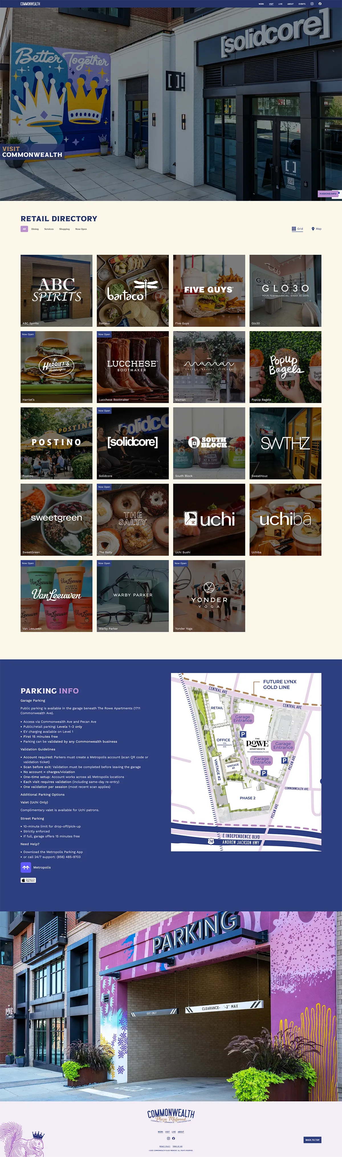 Commonwealth website — Visit